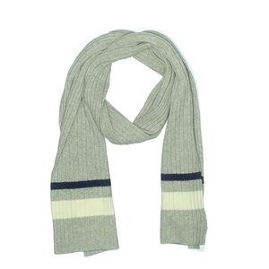 NWT MADEWELL Ribbed Gray Stripe Scarf Size 81” L x 10” W